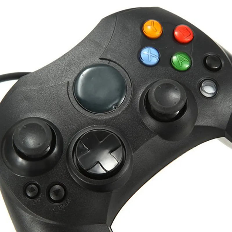 Controller di gioco cablato nero Joystick professionale gamepad Maniglia Joypad Control Microsoft XBOX Prima NAVE VELOCE di vecchia generazione