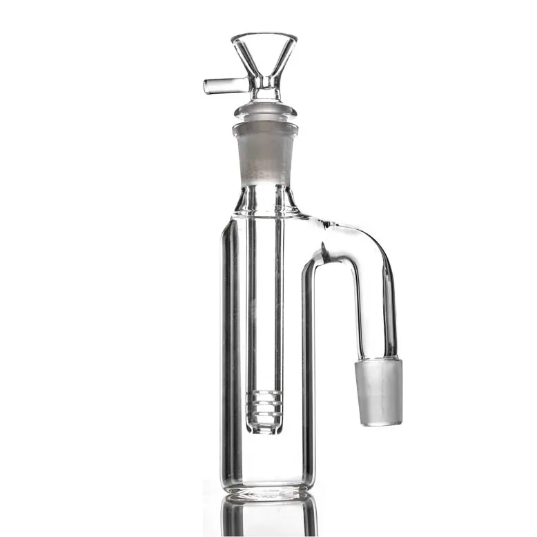 Hookahs 18 mm Catcher Percset 90 i 45 stopni szklane popioły Bubbler Jakość 14 mm Ashcatcher Dab Rig na Bong Adapter Hookah Bezpłatna wysyłka 1