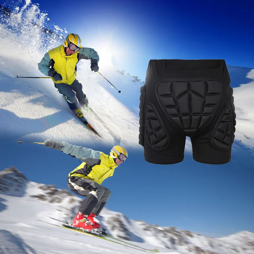 Pantaloncini da snowboard per sport antivento fondo imbottito imbottito per  moto sci roller skate snowboard protezioni per anca pad