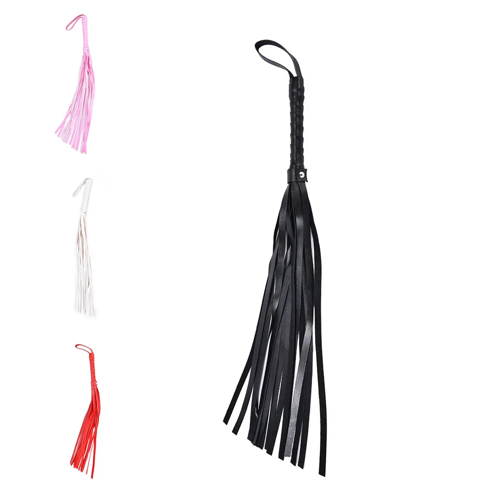 New PU Leather Bondage Whip Flagger BDSM Toys para casais Spanking Paddle Policy Knout Wedding Party Favor Decoration3594868