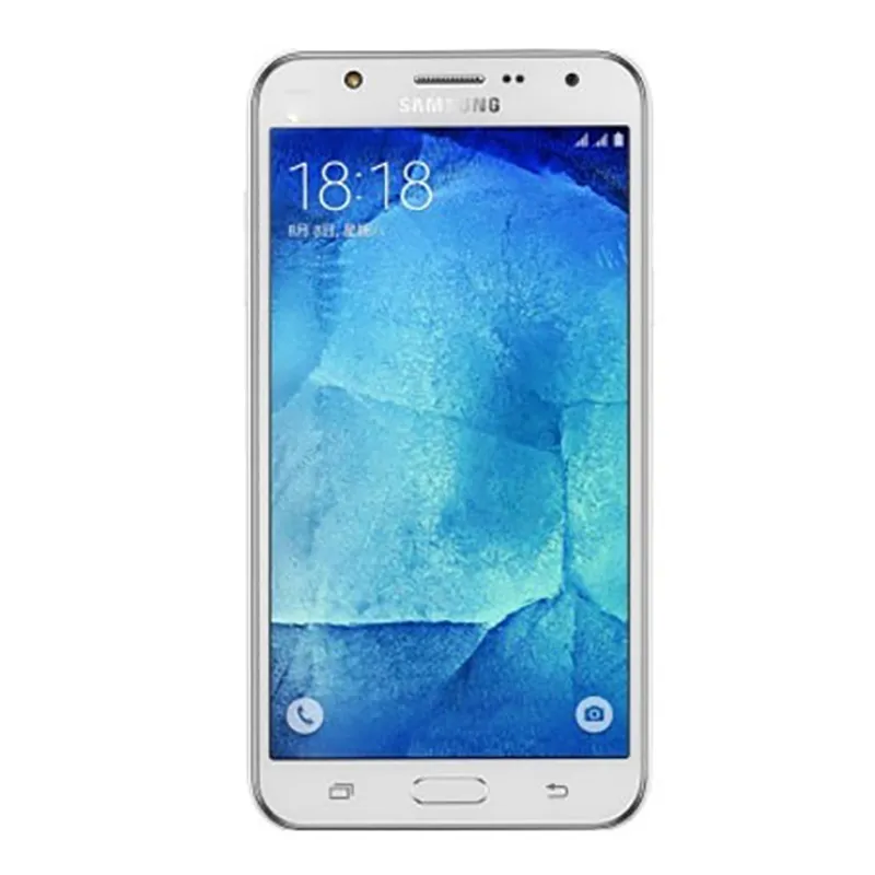 Yenilenmiş Samsung Galaxy J7 J700F 1.5G / 16G 5.5inch Octa çekirdekli gerçek 4G LTE Çift Sim Andorid WIFI Kamera Bluetooth Smartphone kilidi