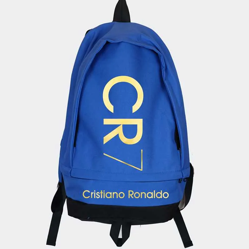 موضة جديدة كريستيانو رونالدو قماش ظهره الرجال النساء الكمبيوتر قدرة كبيرة حقيبة الظهر CR7 سفر صبي فتاة حقيبة مدرسية