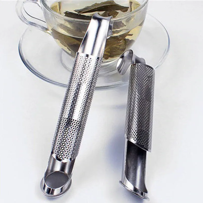 Stainless Steel Coffee Tea Strainer Tea Infuser Pipe Design Touch Feel Good Tea filter Tool