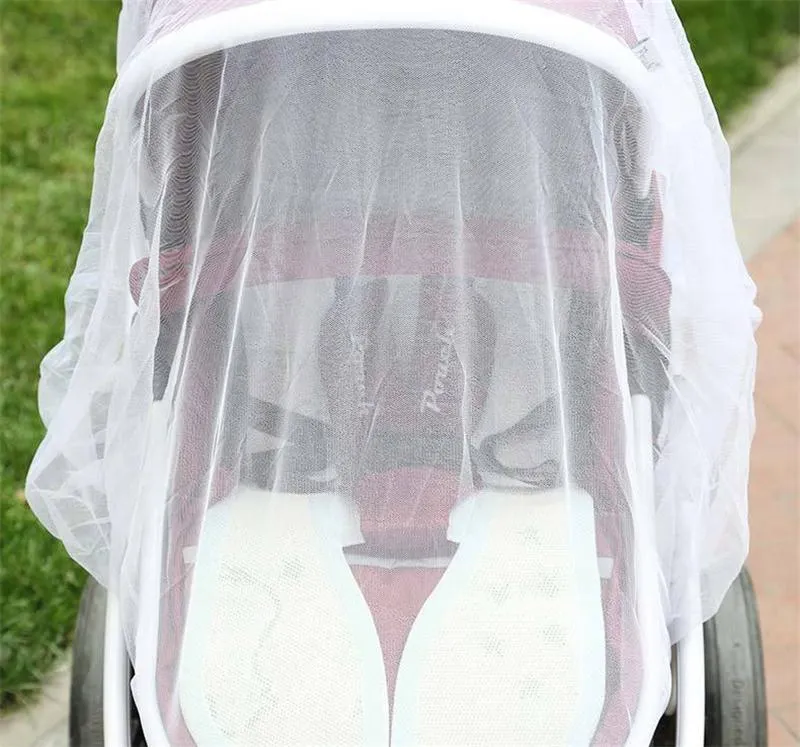 es Mosquito Insect Shield Net Protección infantil Malla Buggy Cover Niños Cochecito de bebé Cochecito Mosquitera Red Accesorios