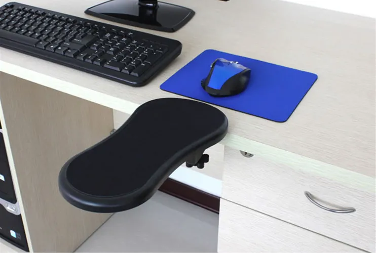 Freeshipping Design ergonomico Scrivania attaccabile da tavolo per computer  Supporto per braccio Tappetini per mouse Poggiapolsi per braccio Proteggi