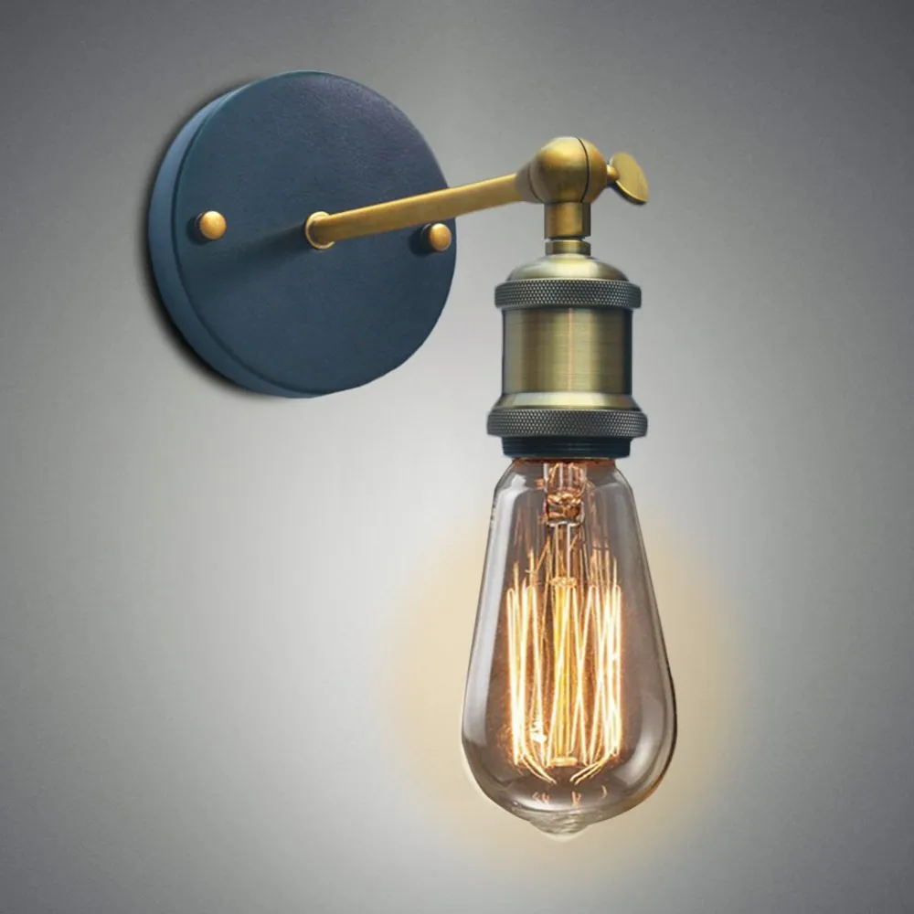 Louis Poulsen Sconce Lâmpada de Parede Sótão Do Vintage Luz de Parede E27 Edison Lâmpada de Ferro Chapeado Retro Industrial Home Iluminação Lâmpada de Cabeceira