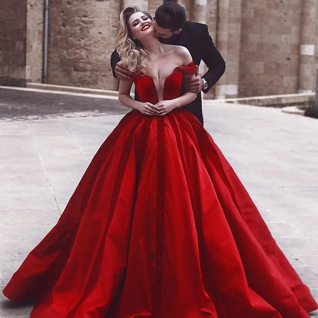 Satin gown deals for party