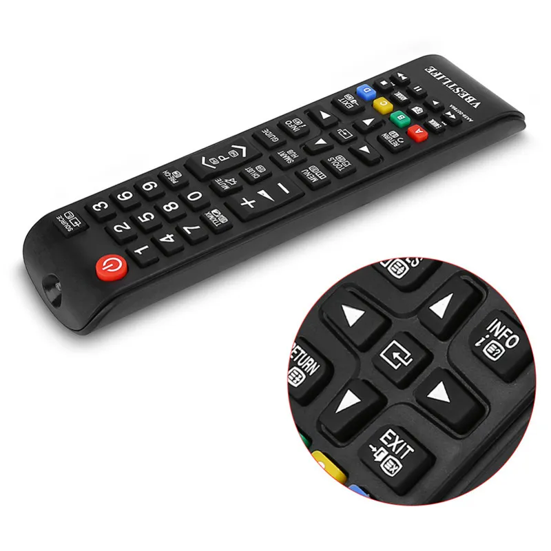 Utilisation de la télécommande intelligente pour Samsung TV LED Smart TV AA59-00786A AA5900786A Télécommande anglaise Remplacement universel