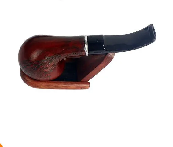 Resin Pipe Like Solid Wood Bent Red Wood Pipe