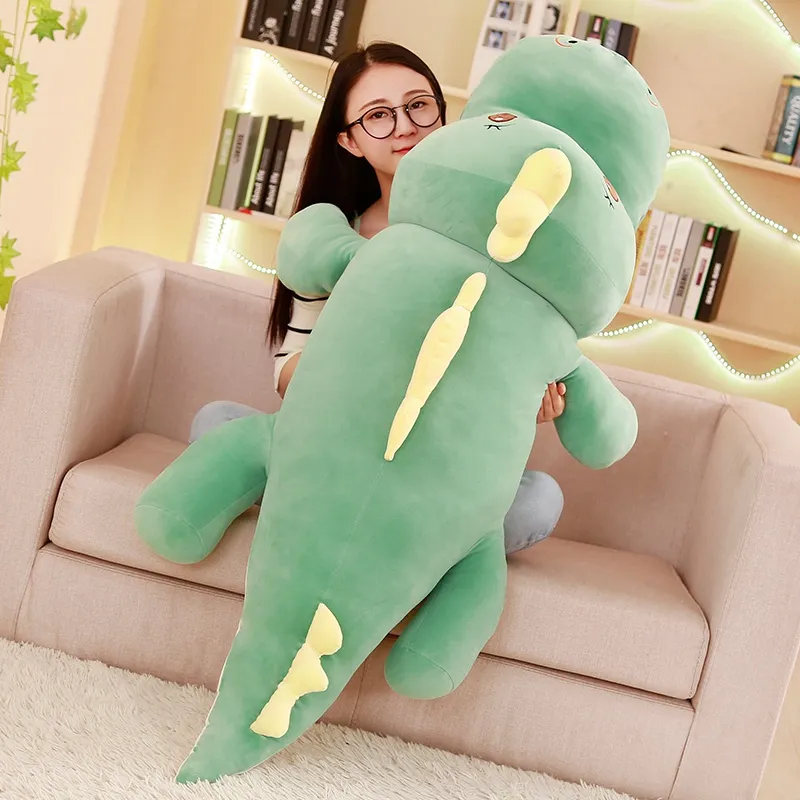 Cuddly Decompression Dinosaur Plush Pillow Large Stuffed Soft Anime Dinosaurs Doll Anime Toy Gift 120cm 150cm DY50272