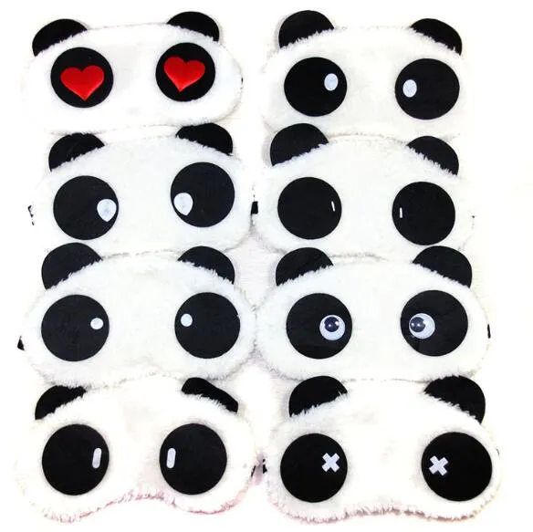 Panda Eye Máscara Macia Dos Desenhos Animados Panda Eyeshade Sono Spa Sono Máscara de Olho Viajar Descanso Do Sono Acessórios