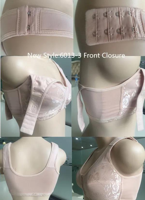 Gratis frakt för bröstcancer Post Operation Women Silicone Fake Boobs Bra Special för Protes Black + Beige + Rosa färg