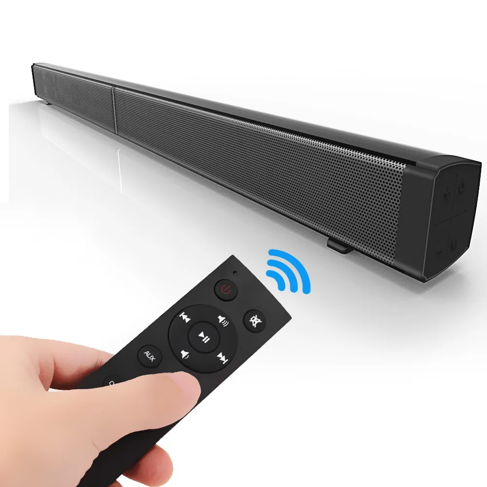 5 SZTUK LP-09 Pasek dźwiękowy Subwoof głośnik Bluetooth Home TV Echo Soundbar SoundBar U-Disk Podłączony głośnik na ścianie