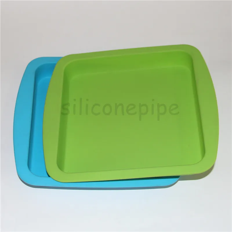 plateau en silicone pan 3ml 5ml 7ml pot en silicone antiadhésif dab cire conteneurs pour cire pots en silicone concentré cas verre bong pan