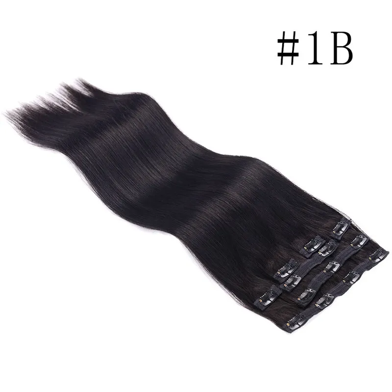 ELIBESS HAR-Clip in 100% Remy Human Hair Extensions