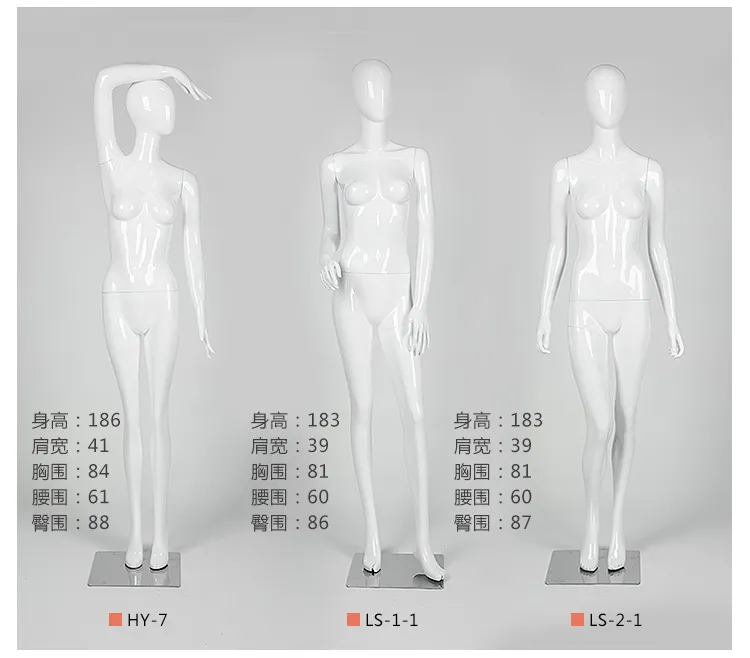 Customized Full Body Gloss White Mannequin 1 Hot Sale! From