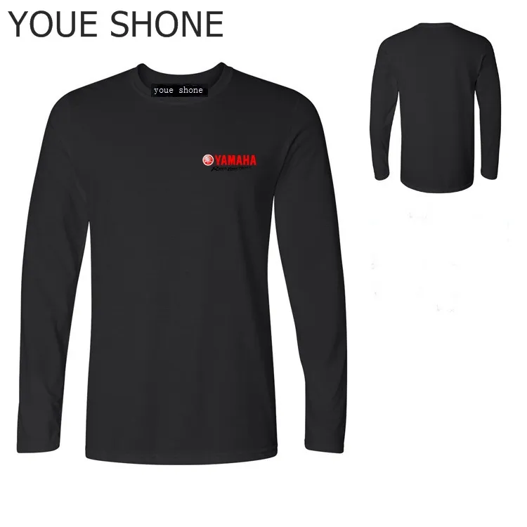 Erkekler Uzun Kollu 100 Pamuklu Ti ort Motosiklet T Shirt YAMAHA Gomlek Marka Yaz Yeni YAMAHA MT 09 T Gomlek Polo Tees Ekip Boyun Yi TL288.71 DHgate