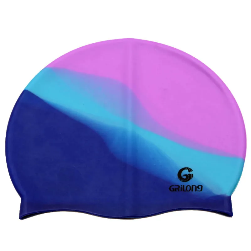 Cuffia da nuoto in silicone bambini Uomo Donna Cuffia da nuoto flessibile multicolore Sport Cuffia da nuoto impermeabile Accessori piscina Siwmming