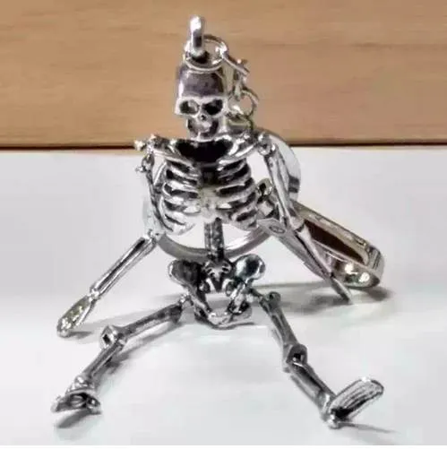 Faltbarer Skelett Anhänger Schlüsselanhänger Für Männer Und Frauen