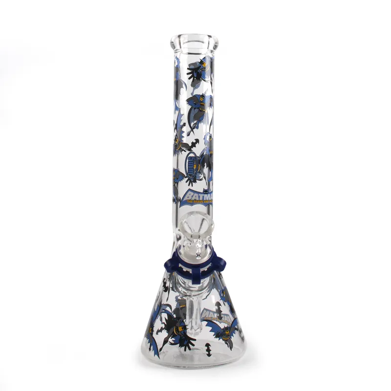 4 style glass bong water pipe beaker bong oil rigs 10 inchs water pipes glass bubbler