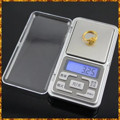 200 PCS Electronic LCD Display scale Mini Pocket Digital Scale 200g*0.01g Weighing Scale Weight Scales Balance lin4418