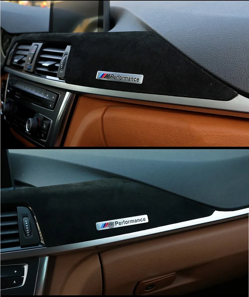 M Performans Motor Sporları Metal Logo Araba Sticker Alüminyum Emblem Izgara Rozeti BMW E34 E36 E39 E53 E60 E90 F10 F30 M3 M5 M61132012