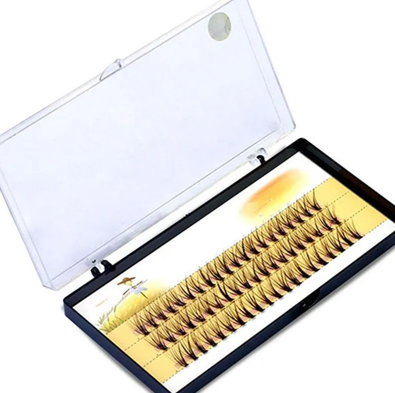 10 Roots Natural Soft Long Mink False Eyelashes Lashes Handmade Fake Eyelashes Extension planting eyelash grafting false eyelashes3927136