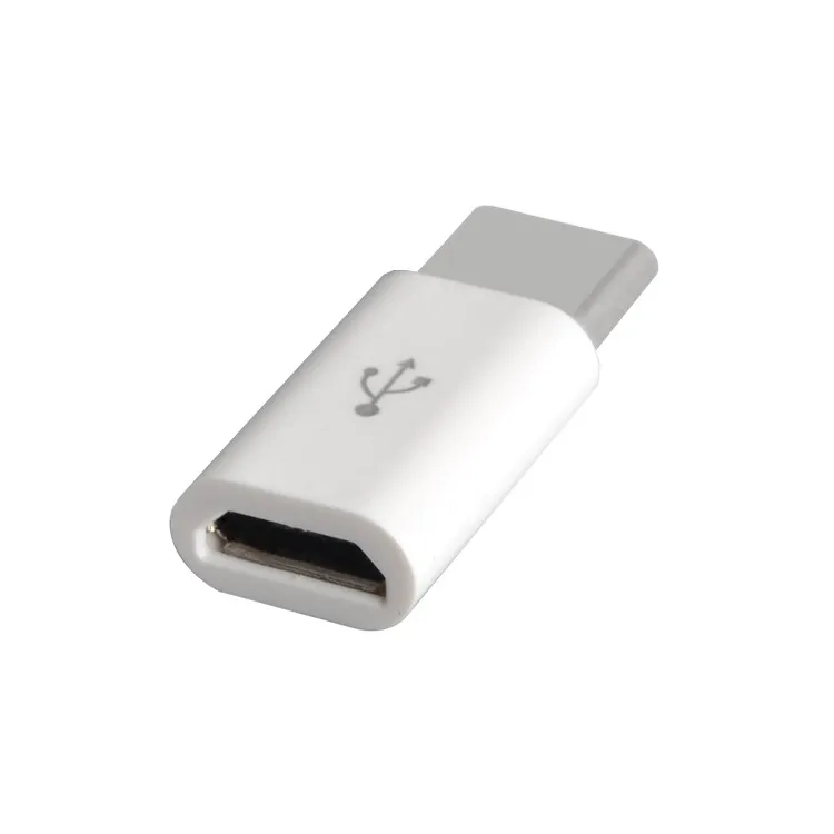 Adattatore di tipo C Convertitore da USBC a Micro USB V8 Ricarica Sincronizzazione dati Trasporto MacBook NoKia Samsung S8 Nota 8 DHL