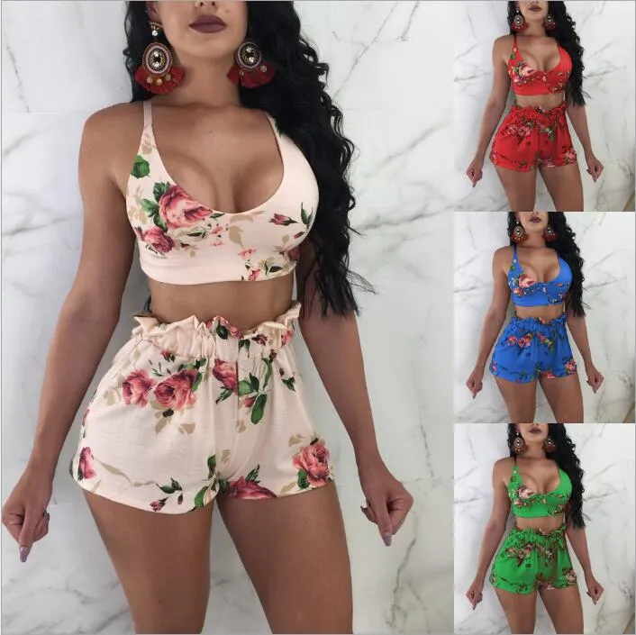 Crop top on sale and shorts swimwear