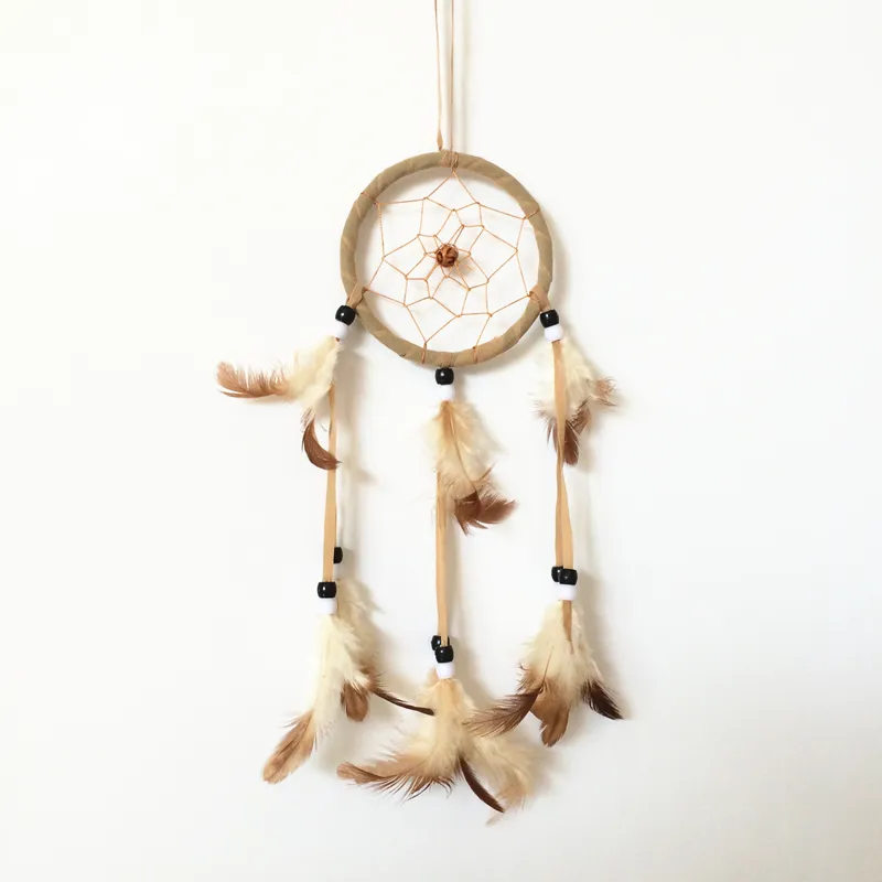 Small dream catcher feather decor home hanging party decorations mixed whosale