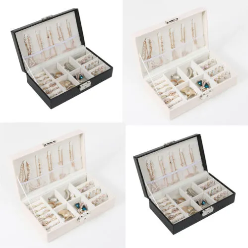 Mode Frauen Tragbare Reise Schmuck Box Organizer Samt Ornamente Lagerung Fall Geschenk Box1848