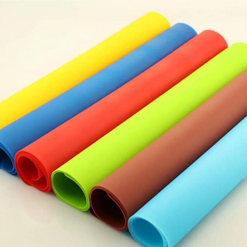 40x30cm Silicone Mats Baking Liner Silicone Oven Mat Heat Insulation Pad Bakeware Kid Table Mat LX3502