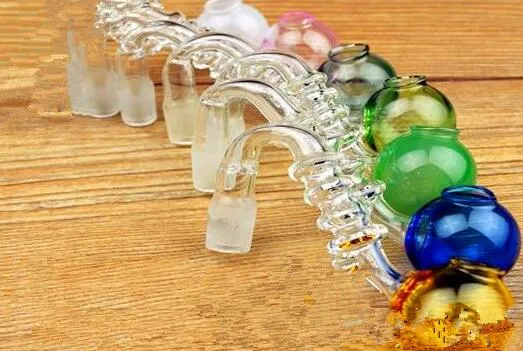 Accessoires de narguilé 4 pot rond chance gros bongs en verre brûleur à mazout tuyaux en verre conduites d'eau plates-formes pétrolières fumer