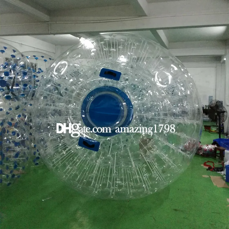 Gratis frakt gratis en pump dia 3m zorbing boll utrustning stor aqua zorbing boll vatten zorb boll till salu