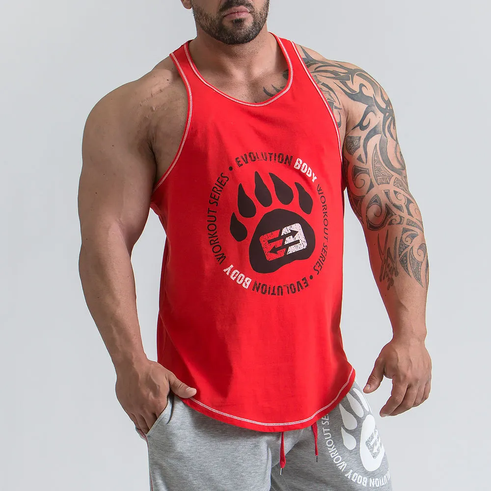 2018 marki odzież fitness Tank Top Mężczyźni Casual Bodybuilding Mięśni Koszula Siłownie Wyższa Moda Wysokiej Jakości Workout Singlets 6 kolor