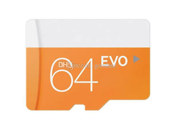 アダプターシールパッケージ付きEVO 64GB TFクラス10 UHS-1トランスフラッシュメモリーカード