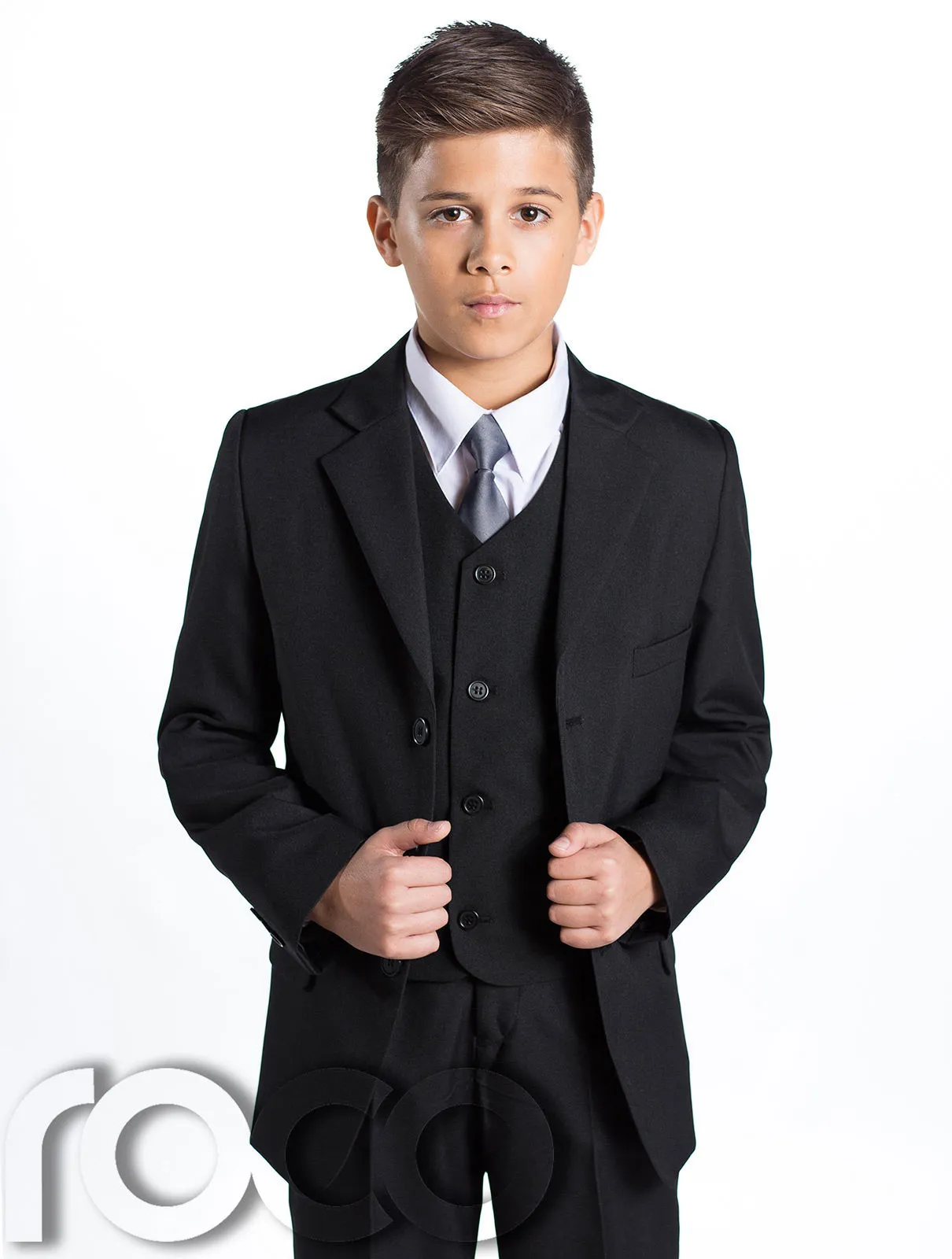 Boys Gray Groomsmen Suits Pageant Style In 1 14 Years For Boys From Fashionwest 32.5 DHgate.Com