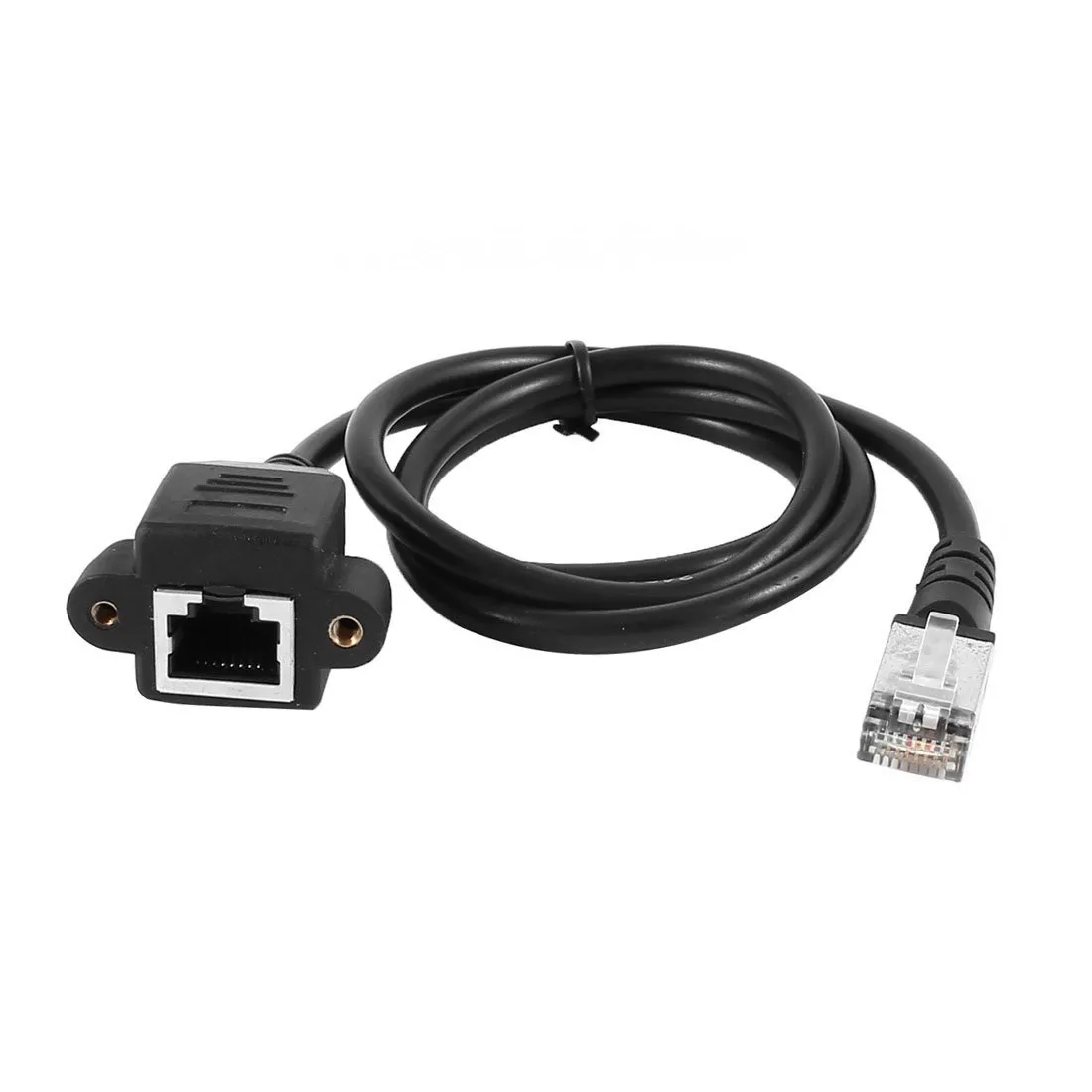 Freeshipping 10st Male Extension Cable Network Cable Adapter Panel RJ 45 Kvinna 60 cm Mount