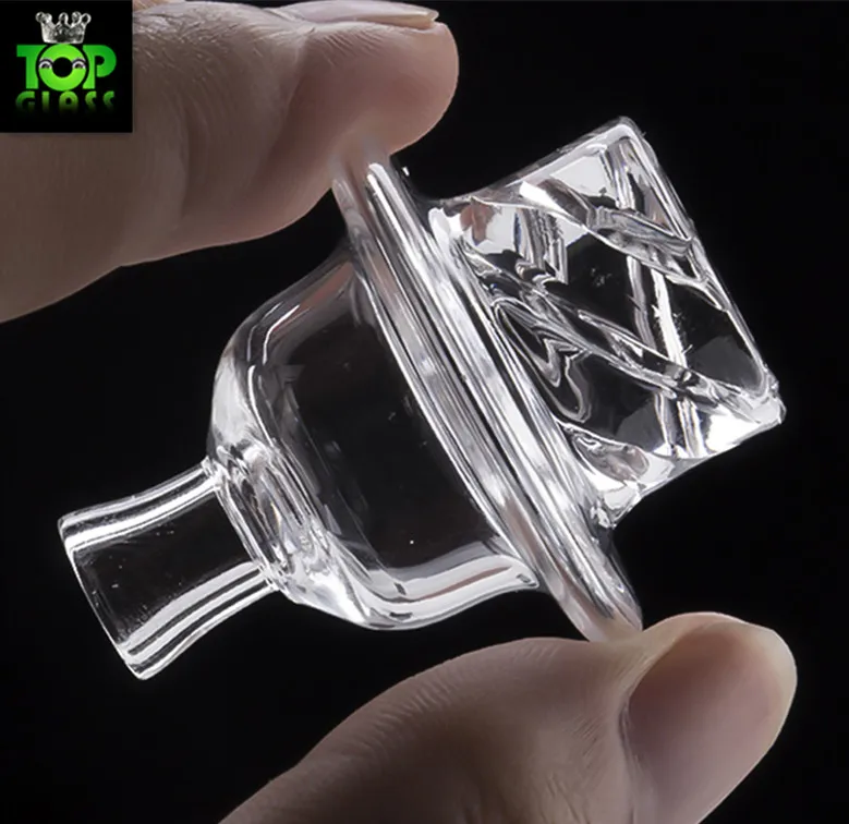 Rök Carb Cap med hål Fit Quartz Banger Nail Od 31mm Vattenrör Dabber Glass Bongs Oil Rigs