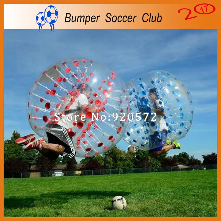 送料無料耐久性1.5m膨脹可能なバンパーのフットボールのボディゾーリングバブルサッカーボールの人間の警備員