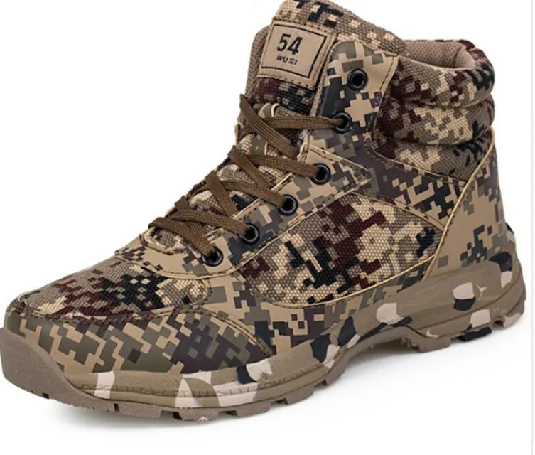 Winter Taktische Männer Stiefel Camouflage Warme Baumwolle Armee Schuhe Trainer Schuhe Herren Militär Stiefel Größe 36-46 Unisex