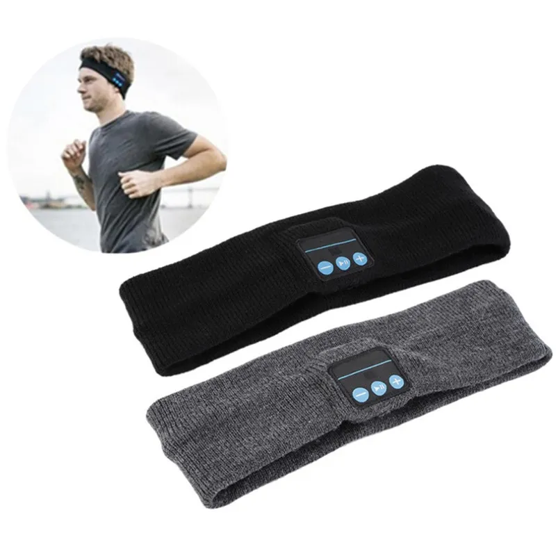 Bluetooth Musique Bandeau Stéréo Sans Fil Casque Hommes Femmes Sports Running Fitness Yoga Stretch Head Wrap Caps Cadeaux Parfaits