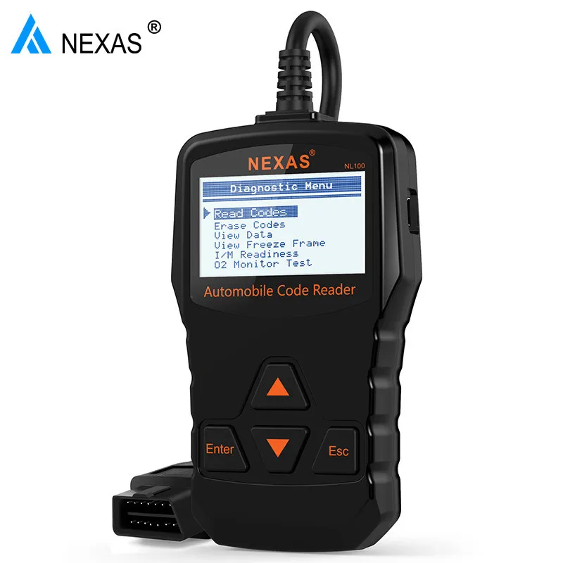 Error Code Car Handheld OBD2 Diagnostic Scanner NL100 Hand-held Engine Fault Code Reader for ...