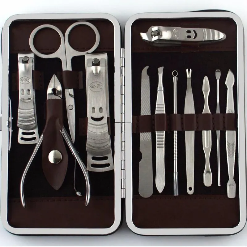 Complete Stainless Steel Manicure And Pedicures Tool Set With Scissors