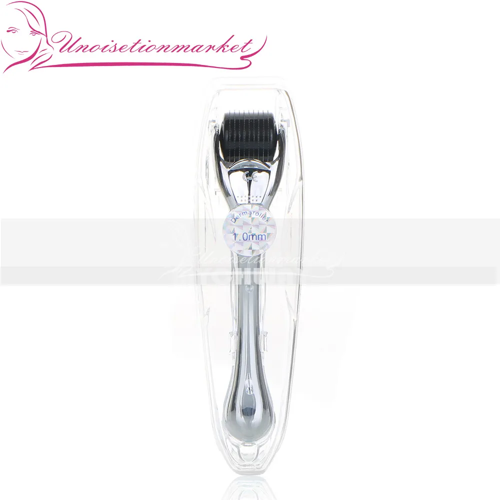 2.0.5mm~2mm 540 Titanium Premium Silver Micro Derma Roller Therapy Acne Scars Anti Wrinkles Beauty Device