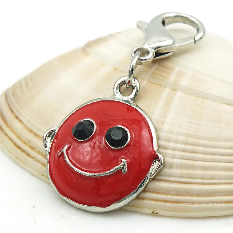 Jinglang kleur charm smiley gezicht hangers gemengde diy sieraden maken van crafting accessoires groothandel