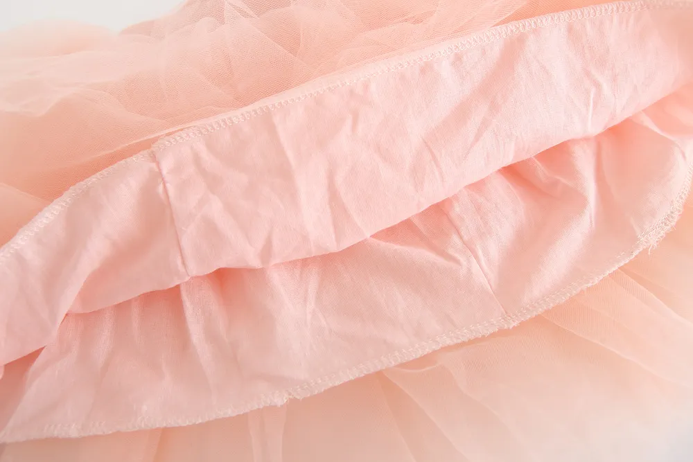 Новая летняя кружевная юбка для маленьких девочек, детская юбка принцессы с пузырьками, плиссированная юбка-пачка, короткое платье, 5 цветов, 136364204574