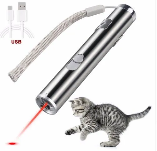 Cat Chaser Toys 2 in 1 Multifunzione Divertenti Cat Chaser Toys Strumenti interattivi per l'addestramento della luce a LED