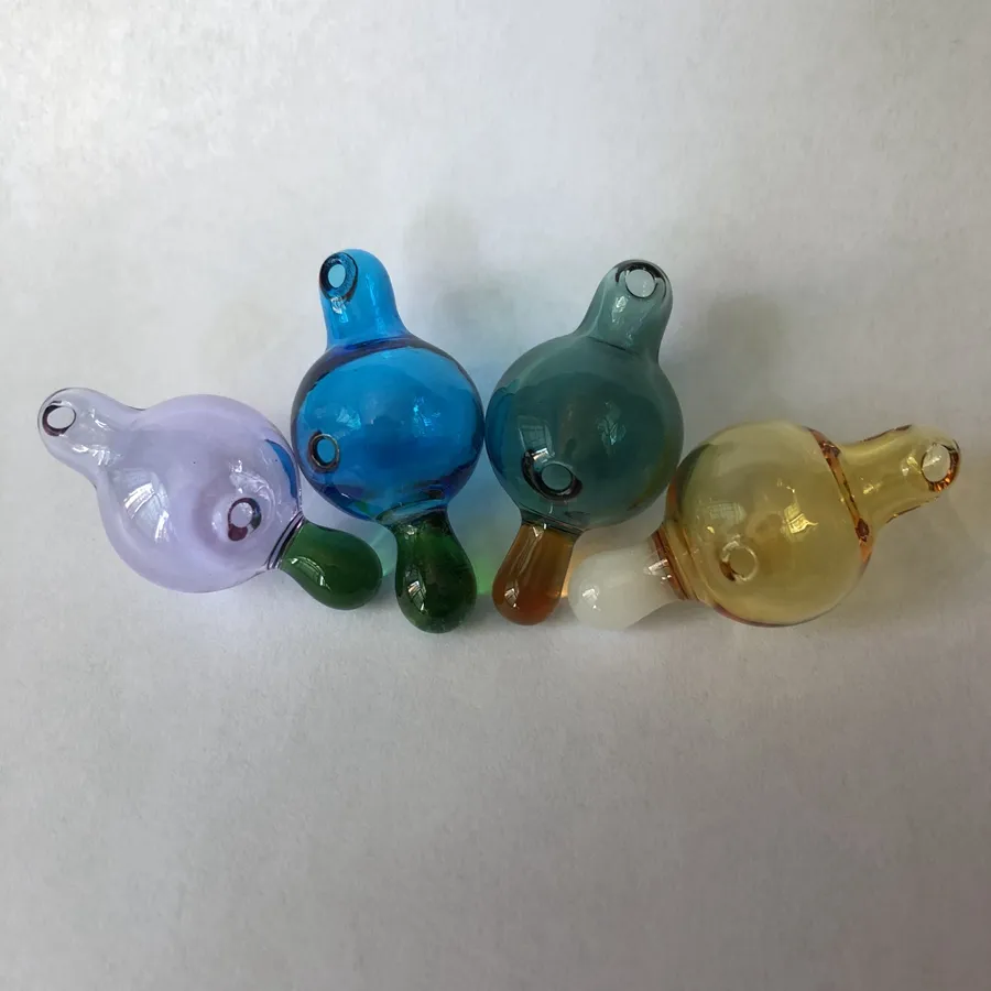 Terp Pearl Ball Quartz 열 뱅거 손톱 Dabber Glass Bongs DAB 오일 굴착 용 최신 22mm 컬러 쿼츠 뱅거 버블 탄수화물 캡