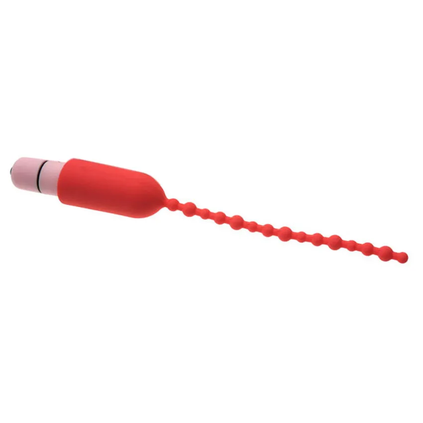 vibrator cock rings Zerosky Silicone Urethral Sound Beads Plug 7... From Gou06, $7.89